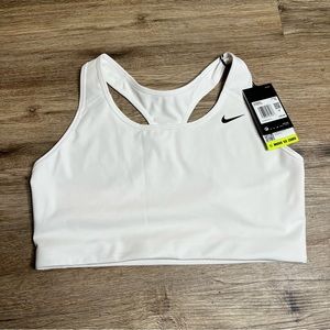 Nike Sports Bra Activewear for Women's Dri-Fit Swoosh XXL White